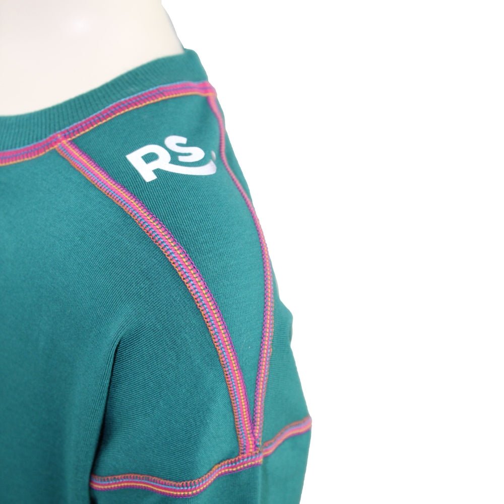 Long Sleeve Training Tee - Peacock - RightSide Children Apparel