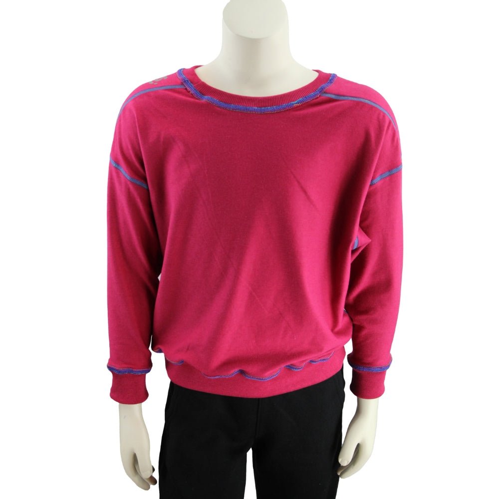 Long Sleeve Training Tee - Raspberry - RightSide Children Apparel
